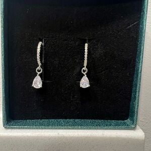 Silver Teardrop Earrings